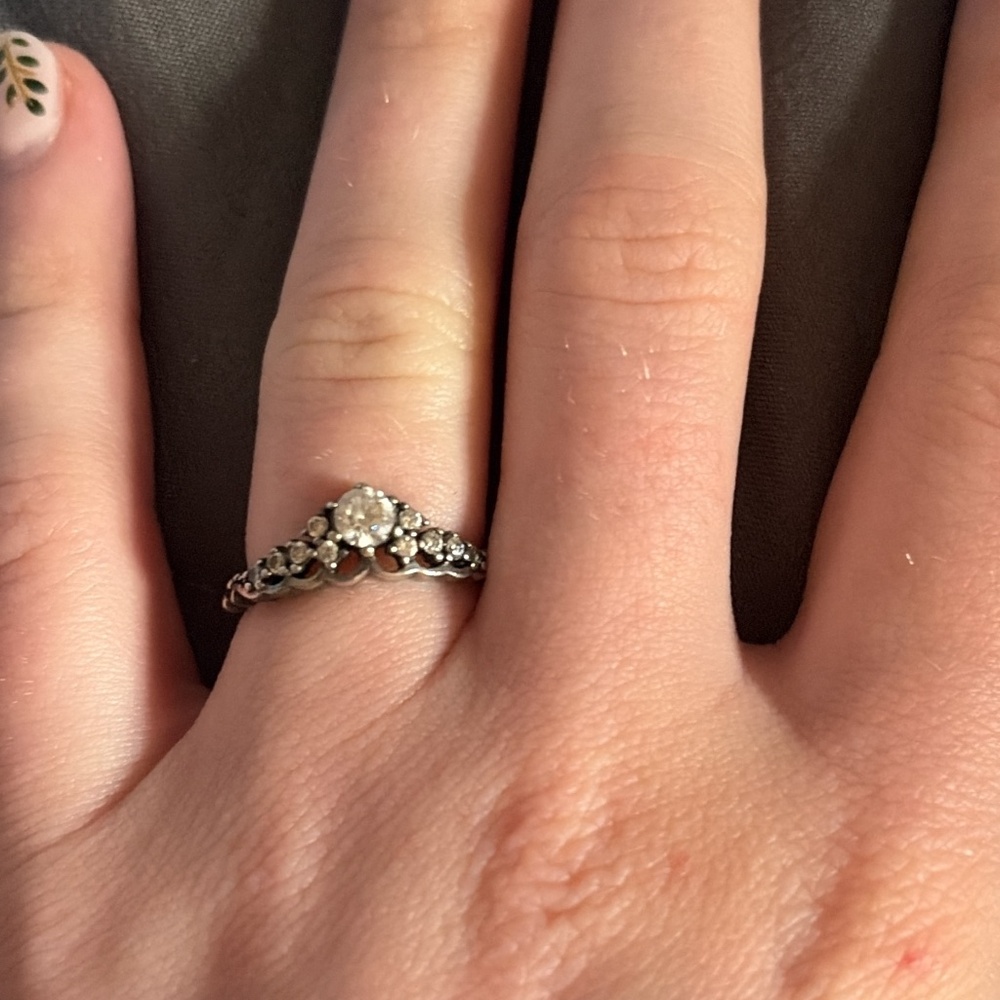 Sterling Silver size 5 pandora ring